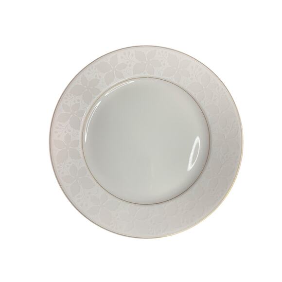 Rosenthal Other - Rosenthal Germany White Velvet 7.75 Inch Salad Plate Gold Trim